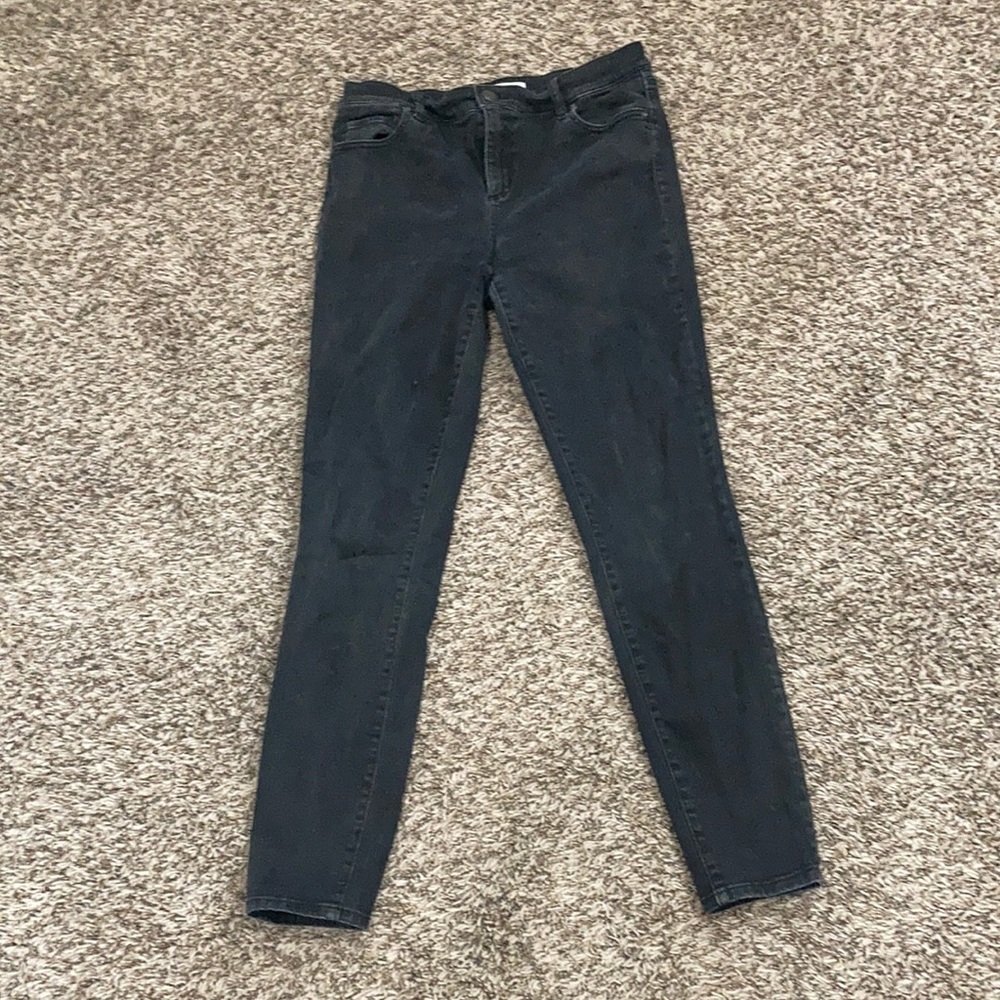 Black loft skinny jeans